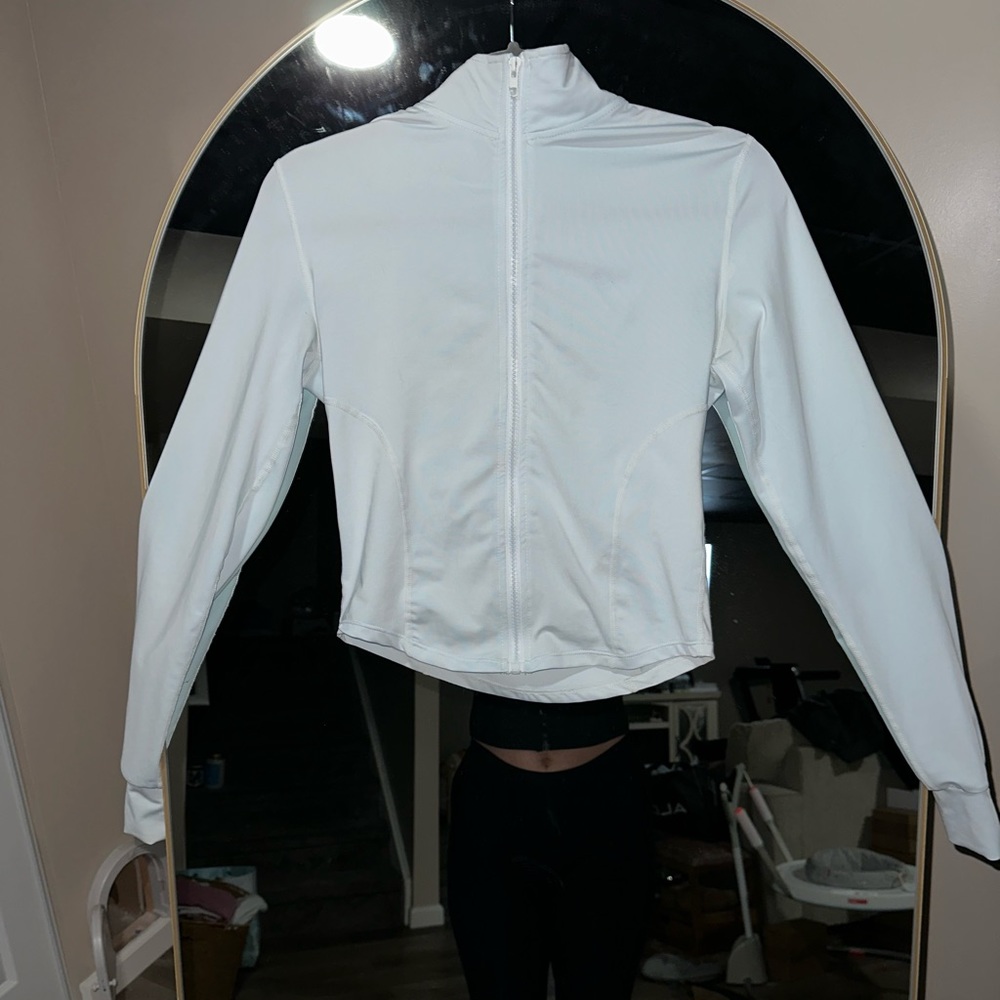 Women's Athletic Full Zip Lightweight Workout Jacket with Thumb Holes